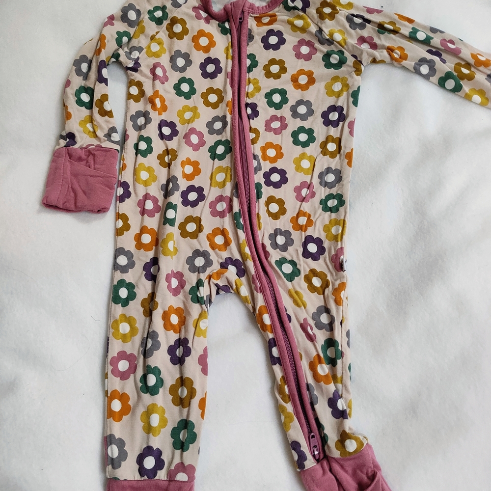 Floral Kids One Piece Pajama
